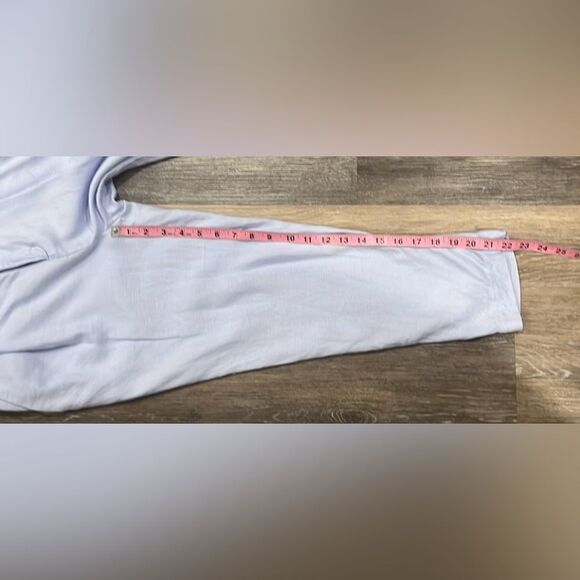 Valentino light blue linen blend crop trouser pants size 38 ( us 2) - Picture 7 of 11